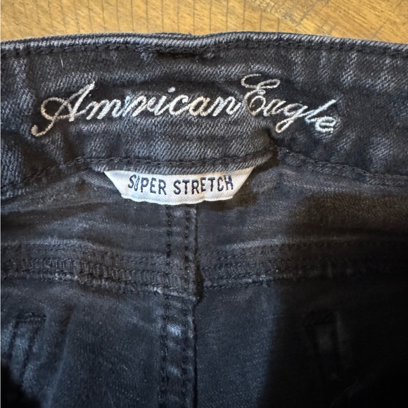 AE 🦅 Classic Black Women's Skinny Jeans - Picture 7 of 12